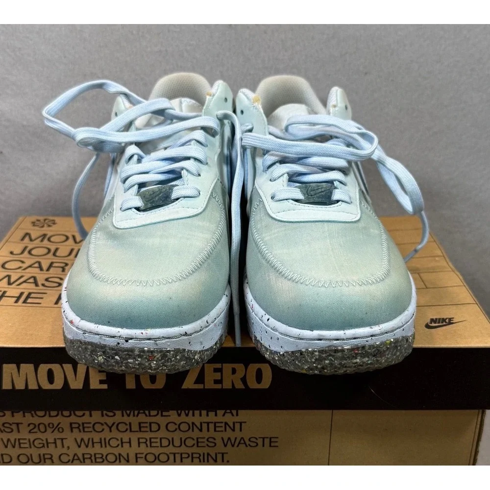 Nike Air Force 1 Crater Chambray Blue CT1986-400 Mens 8 Womens 9.5 Sneakers